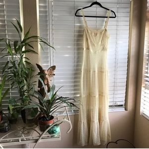 Free people sheer maxi dress